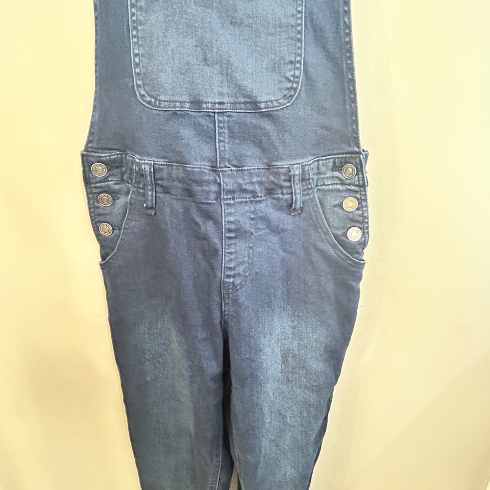 Kan Can Los Angeles Women's Denim‎ Blue Overall Jeans Size Medium - Picture 4 of 9